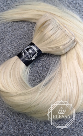 HAIR EXTENSIONS ELESSA - Натурални Екстеншъни Комплект от 200 грама Коса / 70 см