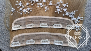 HAIR EXTENSIONS ELESSA - Натурални Екстеншъни Комплект от 200 грама Коса / 60 см