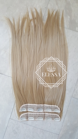 HAIR EXTENSIONS ELESSA - Натурални Екстеншъни Комплект от 200 грама Коса / 60 см