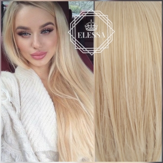 HAIR EXTENSIONS ELESSA - Натурални Екстеншъни Комплект от 200 грама Коса / 60 см