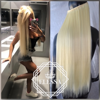 HAIR EXTENSIONS ELESSA - Натурални Екстеншъни Комплект от 200 грама Коса / 70 см