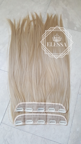 HAIR EXTENSIONS ELESSA - Натурални Екстеншъни Комплект от 200 грама Коса / 60 см