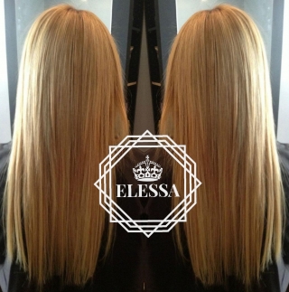 HAIR EXTENSIONS ELESSA - Натурални Екстеншъни Комплект от 200 грама Коса / 60 см