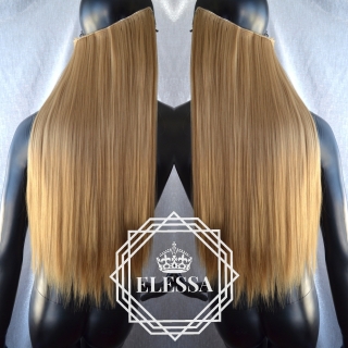 HAIR EXTENSIONS ELESSA - Натурални Екстеншъни Комплект от 200 грама Коса / 60 см