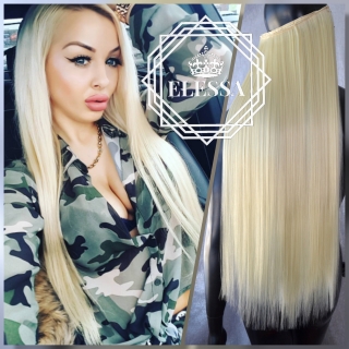 HAIR EXTENSIONS ELESSA - Натурални Екстеншъни Комплект от 200 грама Коса / 70 см