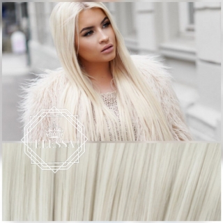  HAIR EXTENSIONS ELESSA - Натурални Екстеншъни Комплект от 200 грама Коса / 60 см