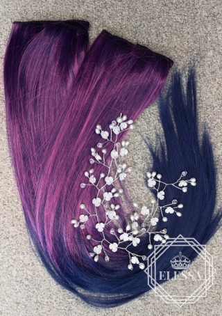 HAIR EXTENSIONS ELESSA - Натурални Екстеншъни Комплект от 200 грама Коса / 60 см 