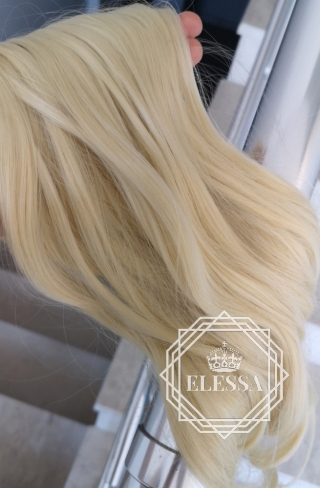 HAIR EXTENSIONS ELESSA - Натурални Екстеншъни Комплект от 200 грама Коса / 60 см