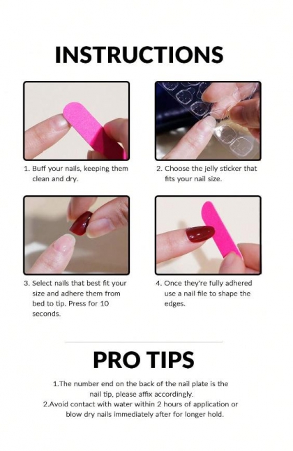 Beautiful Set - 24pcs Short Coffin Ombre Soft Pink Design Fake Press on Nail