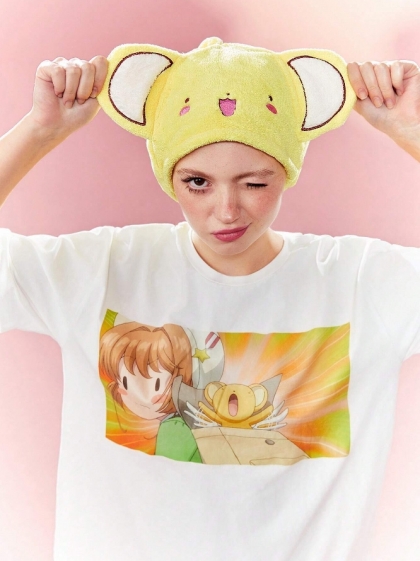 Невероятно Красив Тюрбан за Баня Колекция Cardcaptor Sakura Сакура / Аниме / Манга , Красив Тюрбан, Тюрбан за Баня, Универсален Тюрбан, Кърпа за Глава, Мека Кърпа за Глава, Попивна Кърпа за Коса, Мека Хавлия за Коса, Мека Кърпа за Коса, Дизайнерски Тюрбан