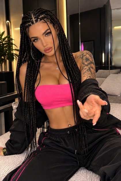 Премиум Бразилско Влакно за Афро Плитки - Класически Черен Цвят | Канекалон за Плитки | Комплект 5 бр. Прежда за Плетене на Коса | Box Braids, Knotless Braids, Cornrows